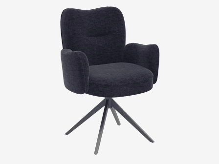 CHAIR MUNICH PLUSH AVEC ACCOUDOIRS