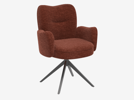 CHAIR MUNICH PLUSH AVEC ACCOUDOIRS