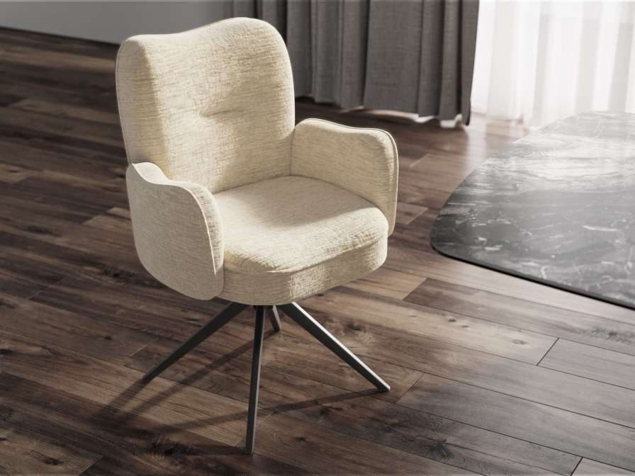 CHAIR MUNICH PLUSH AVEC ACCOUDOIRS