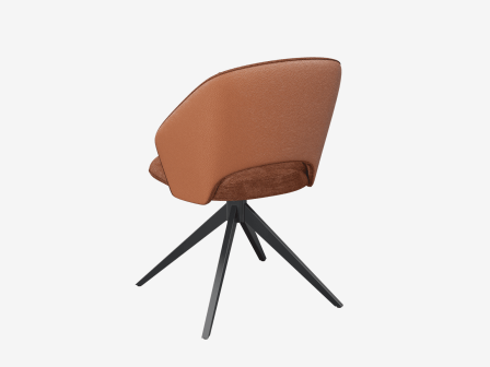 CHAISE BAIA BI-MATIÈRE