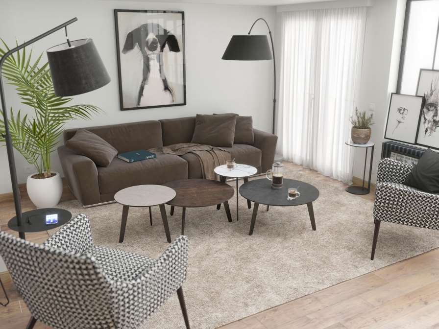 TABLE BASSE TOSCA RONDE