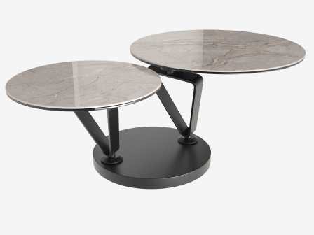 TAVOLINO BASSO POLARIS DOUBLE CERAMIQUE SERIE 6218