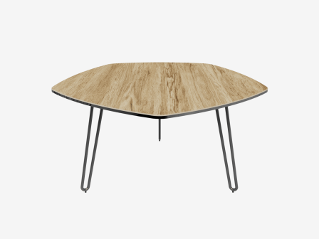 COFFEE TABLE MANTA PIEDS EN ÉPINGLES