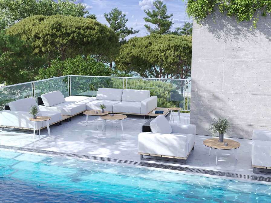 OUTDOOR COUCHTISCH TOSCA RONDE