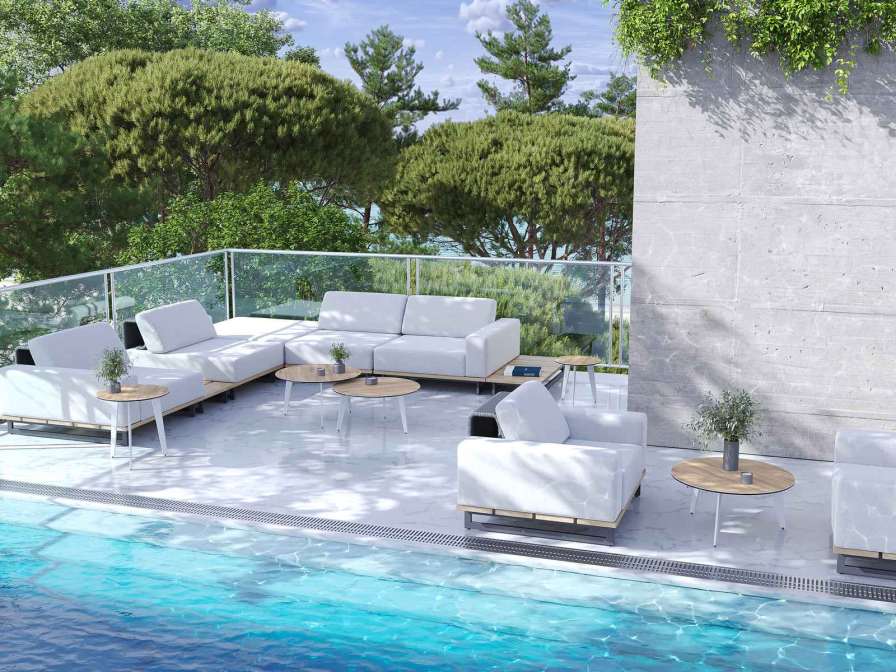 OUTDOOR COUCHTISCH TOSCA RONDE