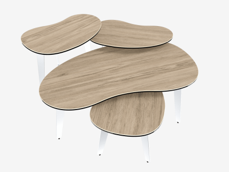 TABLE BASSE EXTÉRIEURE SILVERSTONE