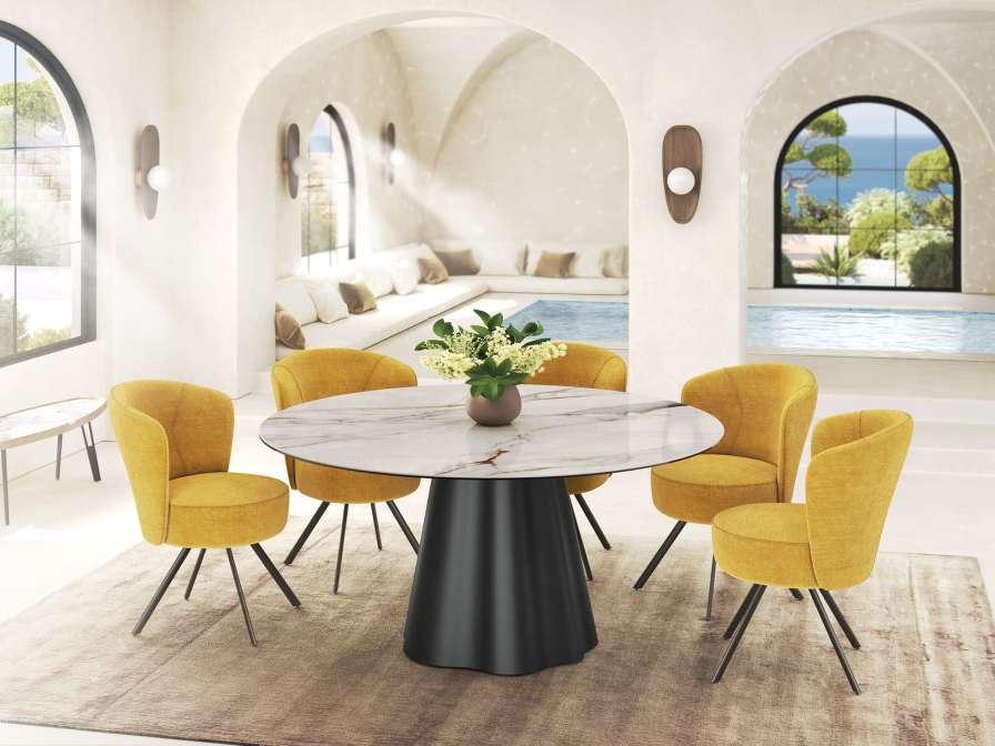EETKAMER TAFEL PIANA