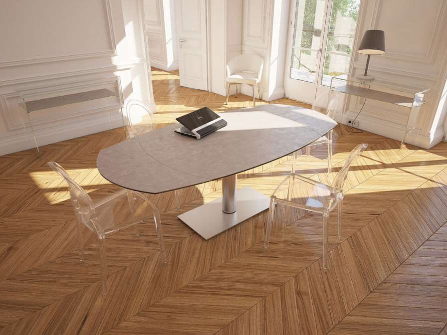 DINING TABLE ARTICA BASE INOX