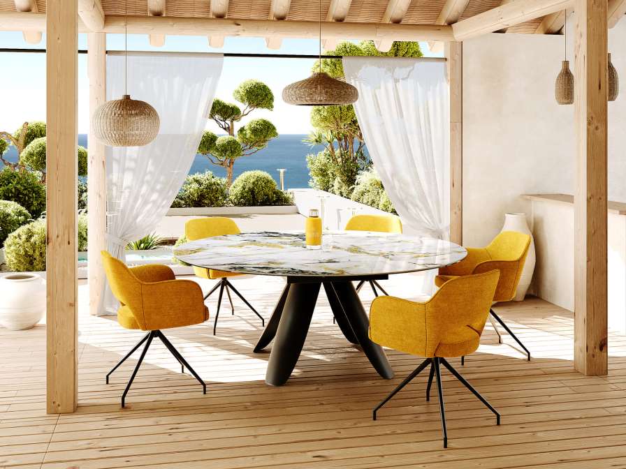 TABLE DE REPAS GRANDE AJACCIO