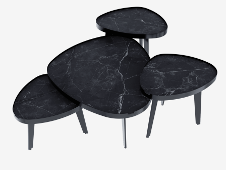 SIDE TABLE CAPRI BLACK