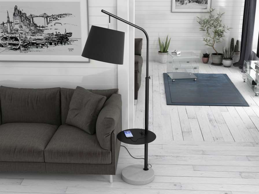 LAMPADAIRE SOLARIS USB